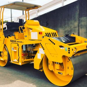 Sakai 7T Double Drum Roller for hire