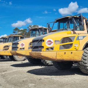 Volvo 25-40T Dump trucks for hire